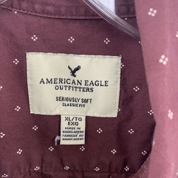 American Eagle Seriously Soft Button Up XL - Picture 4 of 7